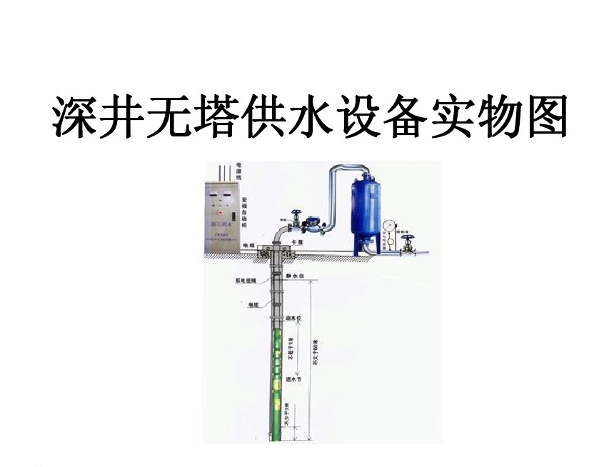 赣州章贡区井泵无塔式供水设备